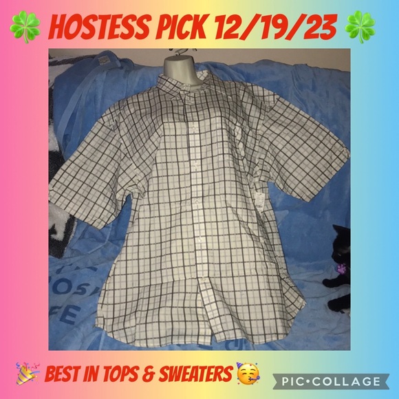 Sean John XL button down striped short sleeved New - Picture 1 of 6